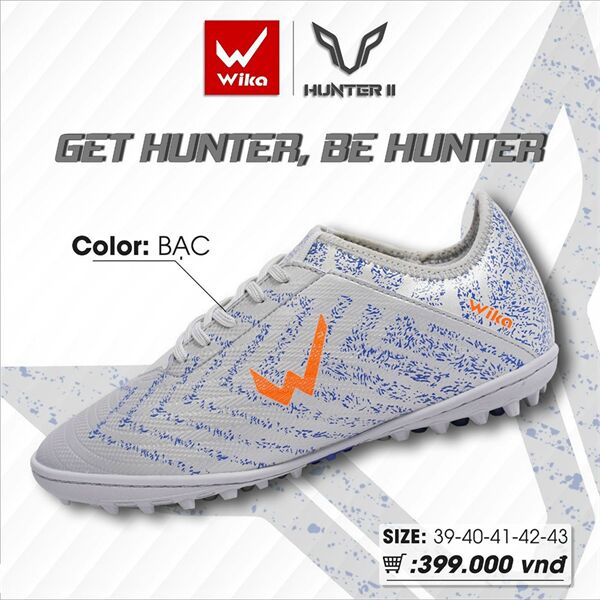 Giày bóng đá Wika Hunter II